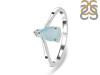 Blue Chalcedony & White Topaz Ring BLX-RR-374.