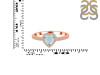 Blue Chalcedony & White Topaz Ring BLX-RR-423.