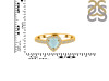 Blue Chalcedony & White Topaz Ring BLX-RR-423.