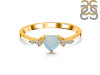 Blue Chalcedony & White Topaz Ring BLX-RR-424.
