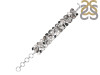 Black Rutile/Black Spinel/White Topaz Bracelet-BJ BRL-11-14