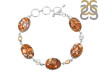 Brecciated Mookaite/Citrine/Pearl Bracelet-BSL BRM-11-5