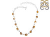 Brecciated Mookaite/Biwa Pearl/Citrine Necklace-NSL BRM-12-5