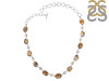 Brecciated Mookaite/Biwa Pearl/Citrine Necklace-NSL BRM-12-6