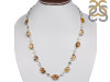 Brecciated Mookaite/Biwa Pearl/Citrine Necklace-NSL BRM-12-6