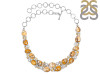 Brecciated Mookaite/Biwa Pearl/Citrine Necklace-NJ BRM-12-7