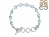 Blue Topaz Bracelet BTZ-RDB-114-CUT.