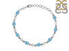Blue Topaz Bracelet BTZ-RDB-3-A.