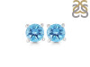 Blue Topaz Stud Earring BTZ-RDE-1023.