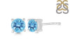 Blue Topaz Stud Earring BTZ-RDE-1023.