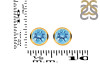 Blue Topaz Stud Earring BTZ-RDE-1254.