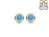 Blue Topaz Stud Earring BTZ-RDE-1254.