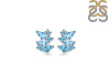 Blue Topaz Stud Earring BTZ-RDE-1261.