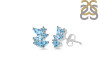 Blue Topaz Stud Earring BTZ-RDE-1261.