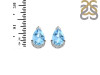 Blue Topaz Stud Earring& White Topaz Stud Earring BTZ-RDE-1262.