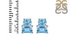 Blue Topaz Stud Earring BTZ-RDE-1267.