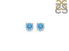 Blue Topaz Stud Earring BTZ-RDE-1321.