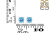 Blue Topaz Stud Earring BTZ-RDE-1321.