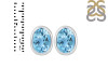 Blue Topaz Stud Earring BTZ-RDE-1370.