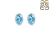 Blue Topaz Stud Earring BTZ-RDE-1374.
