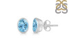 Blue Topaz Stud Earring BTZ-RDE-1374.