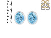 Blue Topaz Stud Earring BTZ-RDE-1376.