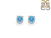 Blue Topaz Stud Earring BTZ-RDE-1435.