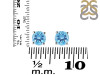 Blue Topaz Stud Earring BTZ-RDE-1435.
