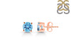Blue Topaz Stud Earring BTZ-RDE-1435.