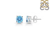 Blue Topaz Stud Earring BTZ-RDE-1435.