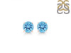 Blue Topaz Stud Earring BTZ-RDE-1437.