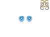 Blue Topaz Stud Earring BTZ-RDE-1438.
