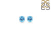 Blue Topaz Stud Earring BTZ-RDE-1438.