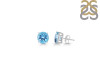 Blue Topaz Stud Earring BTZ-RDE-1438.