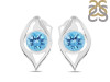 Blue Topaz Stud Earring BTZ-RDE-21.