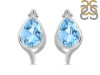 Blue Topaz Stud Earring BTZ-RDE-26.