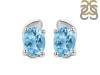 Blue Topaz Stud Earring BTZ-RDE-28.
