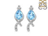 Blue Topaz Stud Earring BTZ-RDE-36.