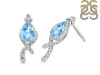 Blue Topaz Stud Earring BTZ-RDE-36.