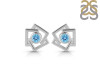 Blue Topaz Stud Earring BTZ-RDE-627.