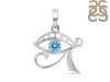 Blue Topaz Eye Of Horus Pendant BTZ-RDN-173.