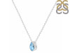 Blue Topaz Necklace BTZ-RDN-410.