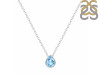 Blue Topaz Necklace BTZ-RDN-451.
