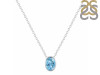 Blue Topaz Necklace BTZ-RDN-455.