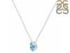 Blue Topaz Necklace BTZ-RDN-455.
