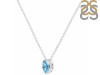 Blue Topaz Necklace BTZ-RDN-456.