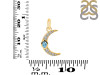 Blue Topaz & White Topaz Pendant BTZ-RDP-691.