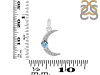 Blue Topaz & White Topaz Pendant BTZ-RDP-691.