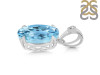 Blue Topaz Pendant BTZ-RDP-744-V-LOOP.