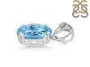 Blue Topaz Pendant BTZ-RDP-745-V-LOOP.